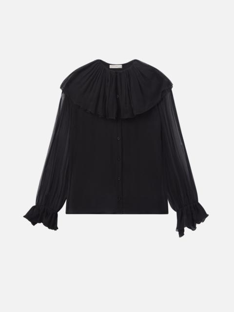 FRAME The Tiered Statement Blouse
