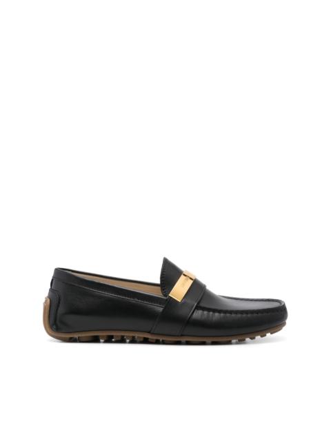 【関税込み】Moschino ネイビー Desert College ローファー Moschino LOAFERS IN CANVAS DESERT COLLEGE | REVERSIBLE
