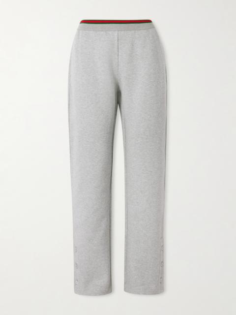 GUCCI Cotton-blend Jersey Track Pants
