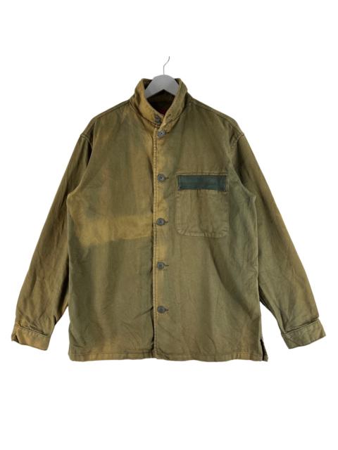 Other Designers Vintage - 🔥VINTAGE AVIREX DYED MILITARY DECK JACKET