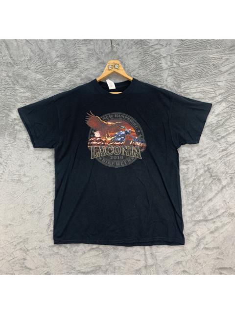 Other Designers Biker Denim - Laconia Bike Week 2019 Graphic Printed T Shirt #4179-145