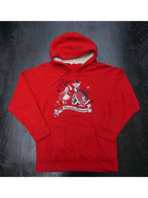 Other Designers DISNEY Alice In Wonderland Print & Embroidery Hoodie