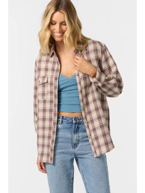 O'Neill Brooks Flannel Long Sleeve Top