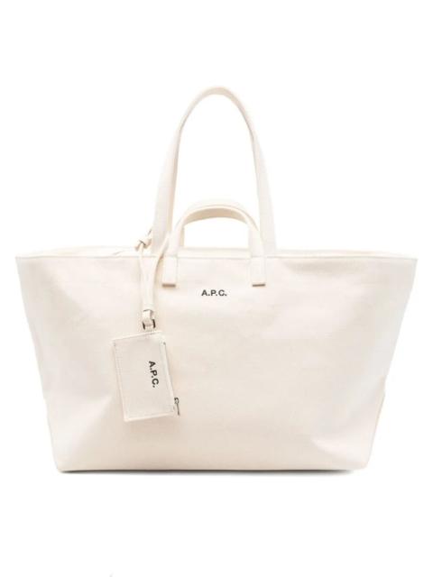 A.P.C. A.P.C. Women "Le Drummer Toile" Tote Bag