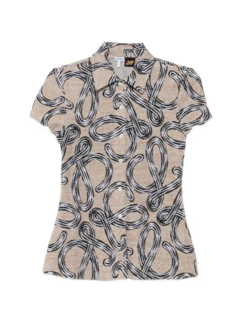 Loewe Loewe Paula's Ibiza Women Cotton Blend Printed Shirt