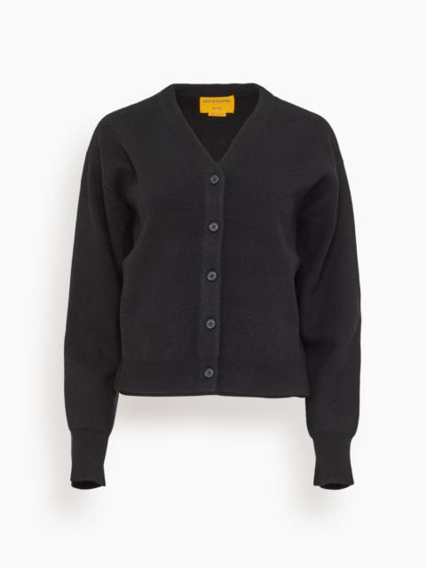 GUEST IN RESIDENCE Collegiate Cardigan in Black