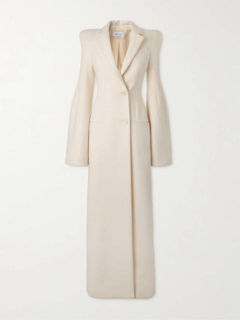 Alexander McQueen Wool-crepe coat