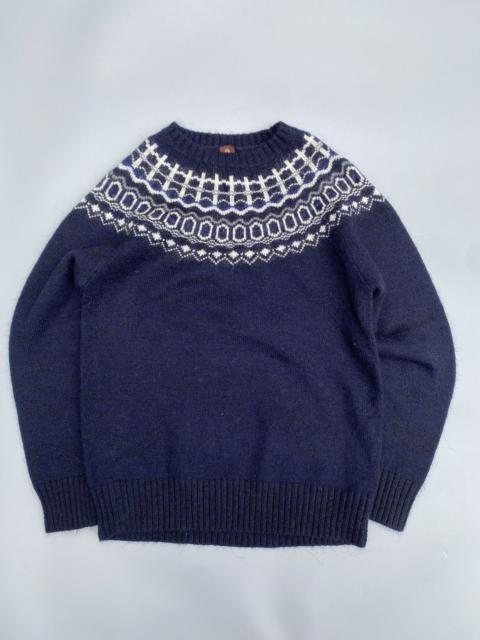 Other Designers Takeo Kikuchi- Wool/Nylon Blend Knit Sweater
