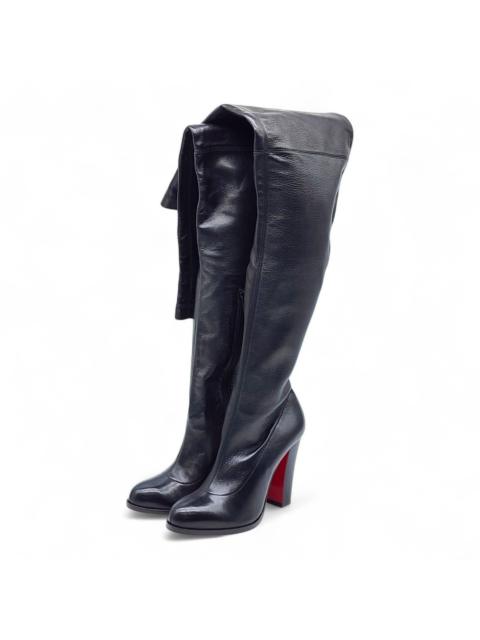 Christian Louboutin Kiss Me Gena Leather Over the Knee Boots EU 37 US 6.5 $1795