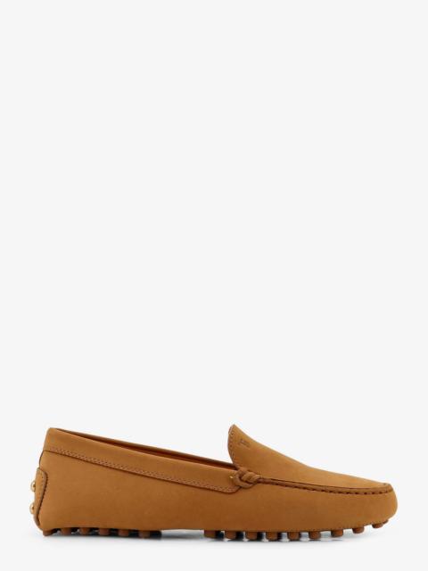 Other Designers Tod'S Suede Loafers With Engraved Logo On The Front