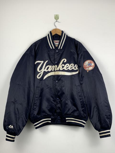 Other Designers Vintage - Vintage 80s New York Yankees Varsity Bomber Jacket