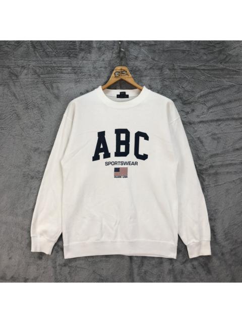 Other Designers Vintage - ABC Sportswear Big Logo Made in USA Sweatshirts #4612-168