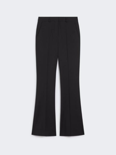 Sportmax Slim flared trousers - BLACK
