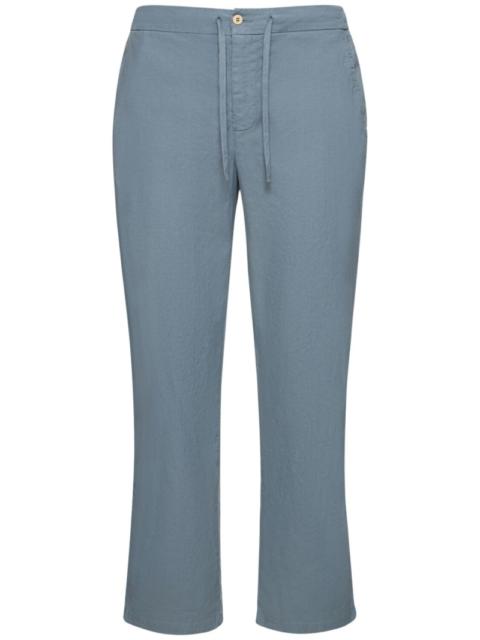 FRESCOBOL CARIOCA Oscar linen & cotton chino pants