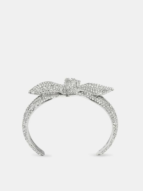 AQUAZZURA Very Bow Tie Crystal Bracelet