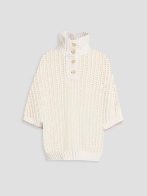 Brunello Cucinelli Ribbed cotton turtleneck sweater
