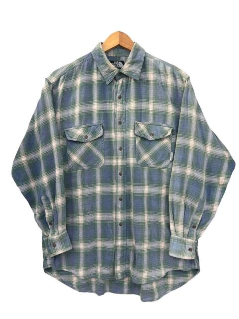 Vintage 90s The North Face Checkered Button Up Shirt