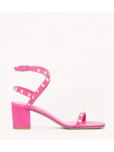 Valentino Valentino Rockstud Suede Strapped Sandal