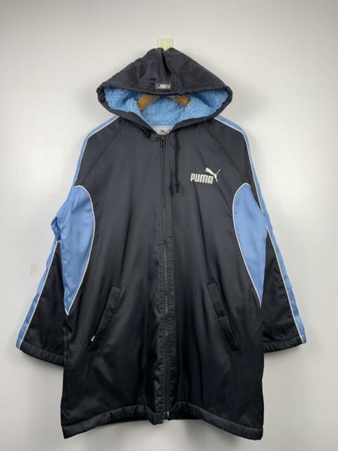 PUMA Vintage PUMA Big Logo Hoodie Sherpa Lining Jacket J0322