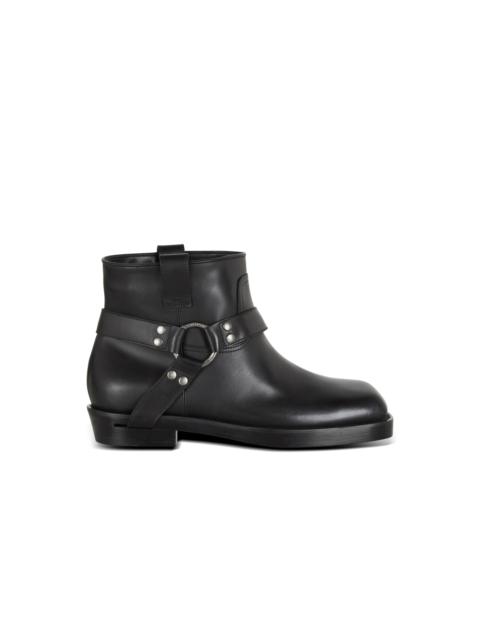 Balmain Calfskin leather biker ankle boots