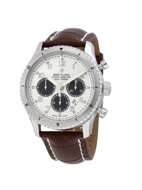 BREITLING Breitling Navitimer 8 Chronograph Automatic Chronometer Silver Dial Men's Watch AB01171A1G1P1