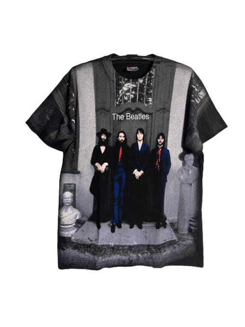 Other Designers Vintage - Vintage 90s The Beatles Overprint Band Shirt