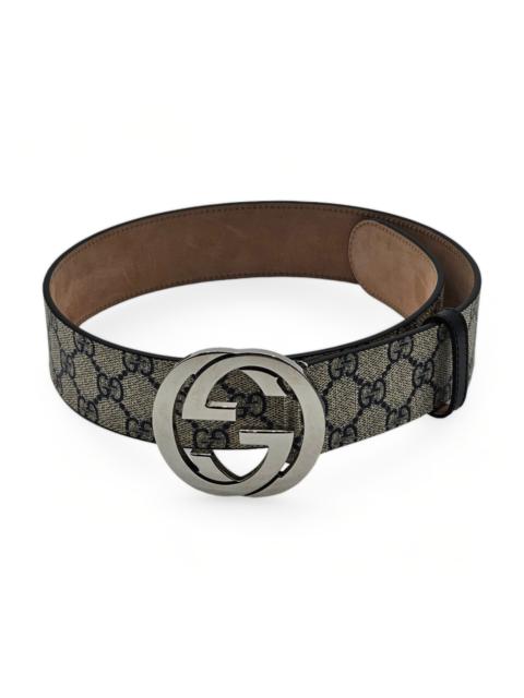 GUCCI Gucci GG Supreme Blondie Brown Blue Belt Size 70 28 601254