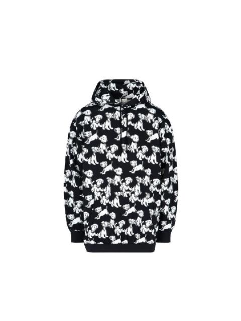 CELINE Celine Hooded Printed Dogs Sweatshirt Men