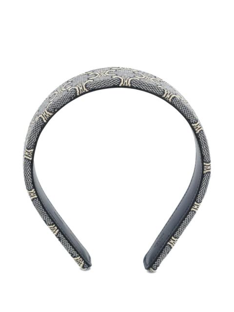 CELINE Celine Women Triomphe Jacquard Headband