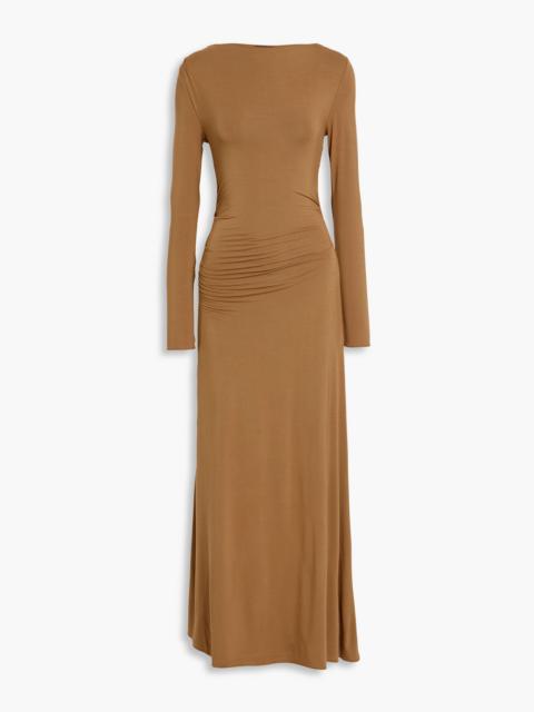 rag & bone Luca draped stretch-modal jersey maxi dress