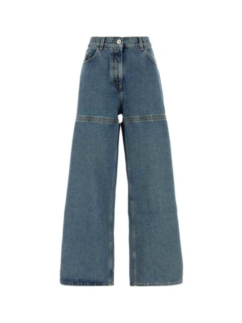 THE ATTICO Denim Wide-leg Jeans