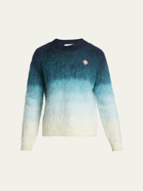 Men's Gradient Mohair Sweater