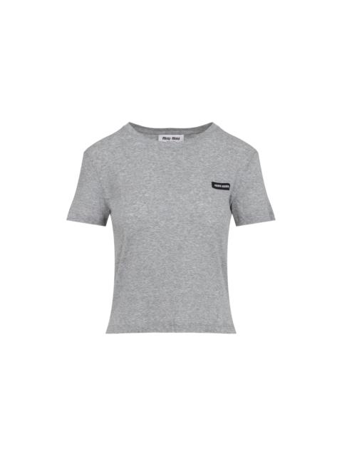 Miu Miu Miu Miu Cotton T-Shirt Women