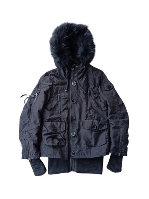 Other Designers Japanese Brand - Spiral girl japanese seditionaries fur black jacket