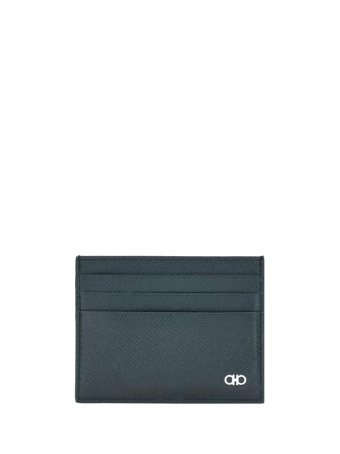FERRAGAMO Ferragamo Men Gancini Card Holder