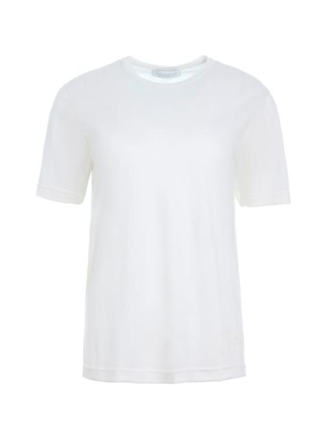 GABRIELA HEARST Bandeira T-Shirt in Ivory Cashmere Jersey
