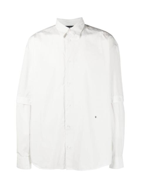 Étude DETACHABLE-SLEEVED COTTON SHIRT