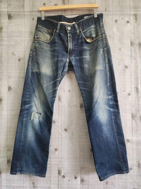 Levis 505 Premium Distressed Denim Jeans