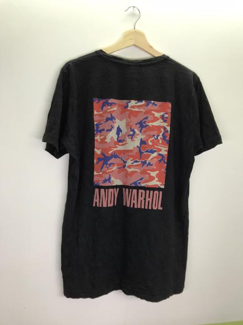 Other Designers Andy Warhol - Andy Warhol Camo Tshirt