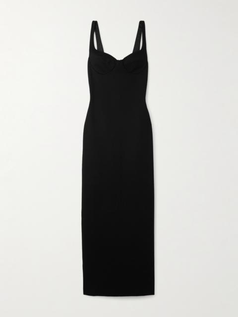 SIMKHAI Cabot Scuba Maxi Dress