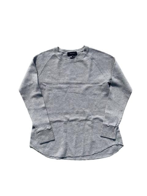 Other Designers Ships Jet Blue Waffle Knit Sweater