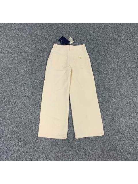 Prada Prada Triangle Logo Casual Pants