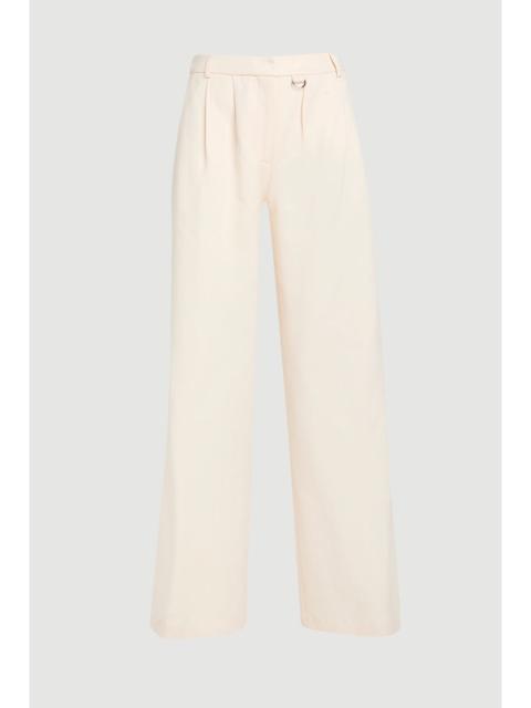 KAREN MILLEN Tencel Blend Tailored Wide Leg Trouser