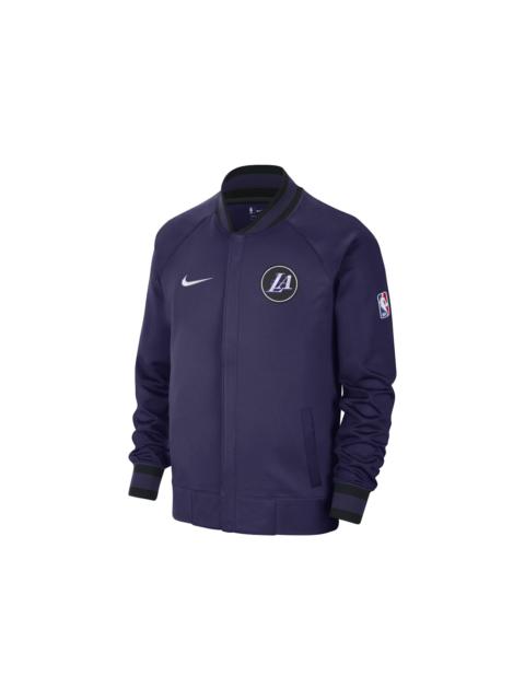 Nike Nike NBA Los Angeles Lakers Showtime City Edition Dri-Fit Jacket Purple