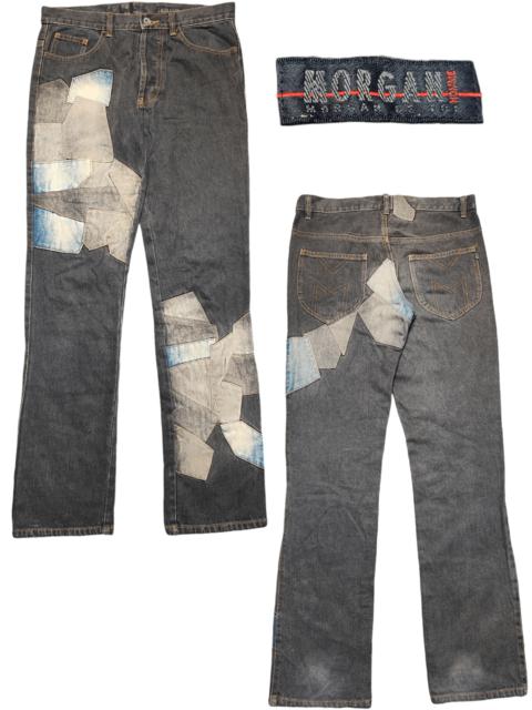 Other Designers Japanese Brand - Morgan Homme Patch Work Denim