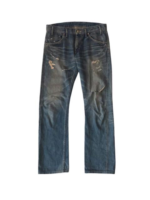 Other Designers Mr. Olive - Japanese Designer Mr Olive Distressed Selvedge Jeans