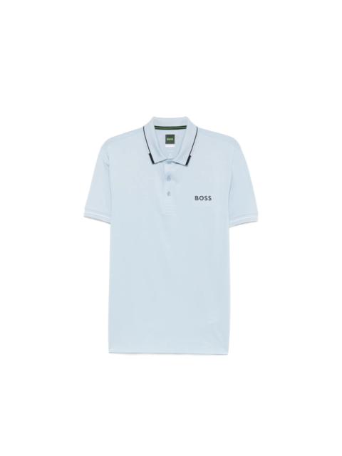 BOSS Boss Blue Polo Shirts Men