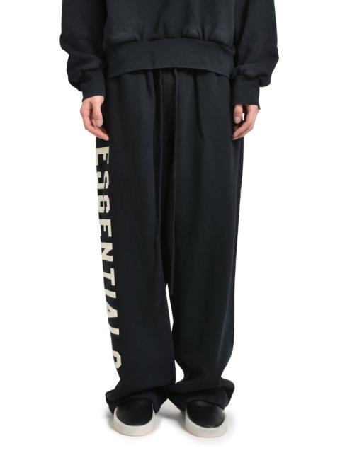 ESSENTIALS HEAVY FLEECE RELAXED SWEATPANT / BLK