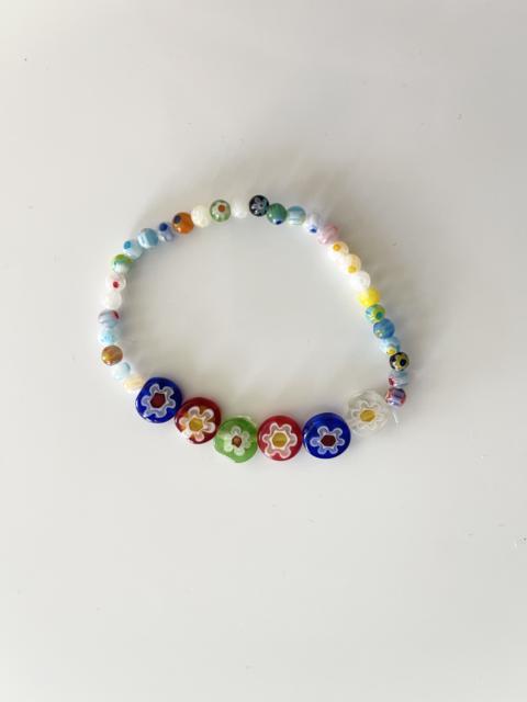 Vintage - STEAL! Y2K Japan Floral Beads Bracelet