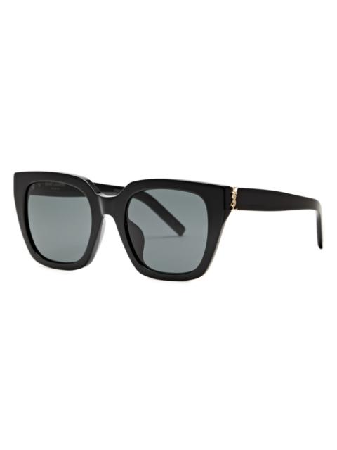 SAINT LAURENT Saint Laurent Oversized Square-frame Sunglasses